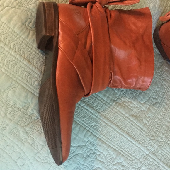 Bronx all leather boots, flat heel - Picture 2 of 3